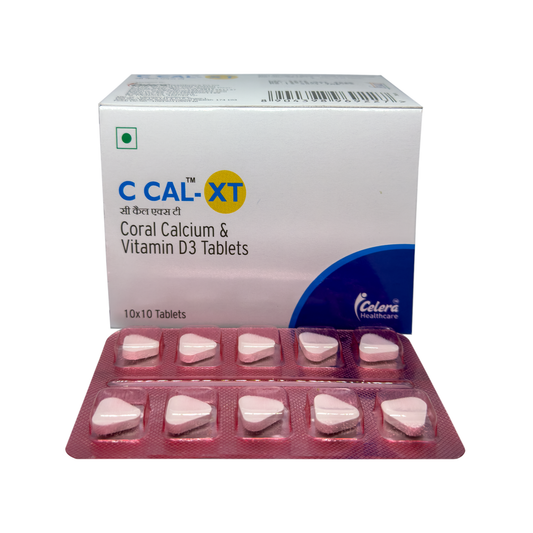 C CAL-XT – Coral Calcium & Vitamin D3 Tablets for Pregnancy, Lactation & Bone Health