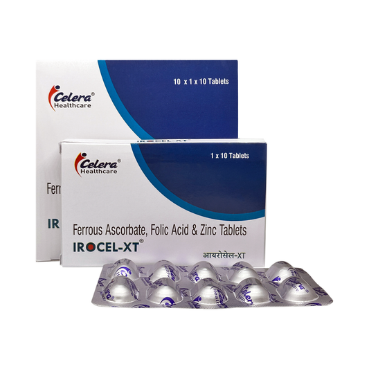IROCEL-XT® – Iron, Folic Acid & Zinc Tablets for Iron Deficiency Anemia